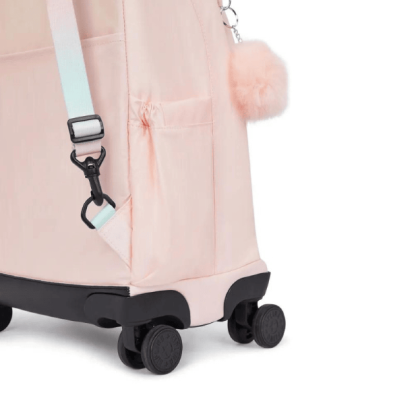 MOCHILA DE RODINHAS KIPLING NEW ZEA BLUSH MET - Imagem 4