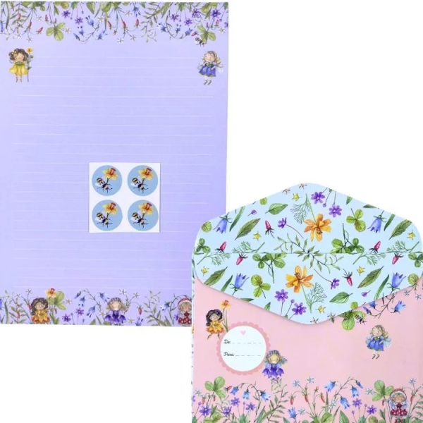PAPEL DE CARTA COM ENVELOPES BUENDIA LA PALOMITA FLORESTA EN