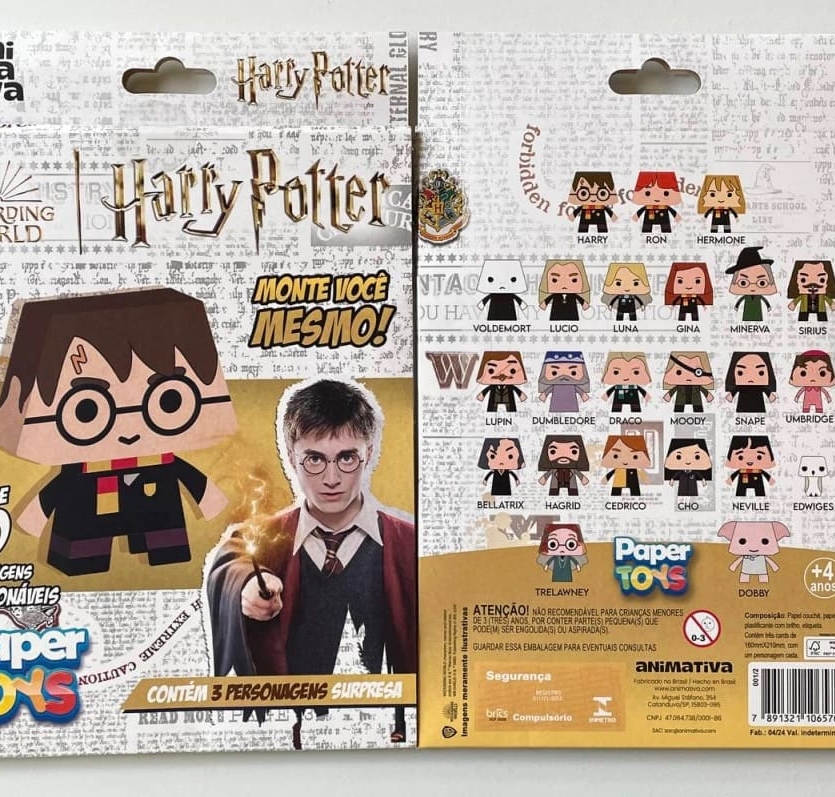 PAPER TOYS ANIMATIVA HARRY POTTER