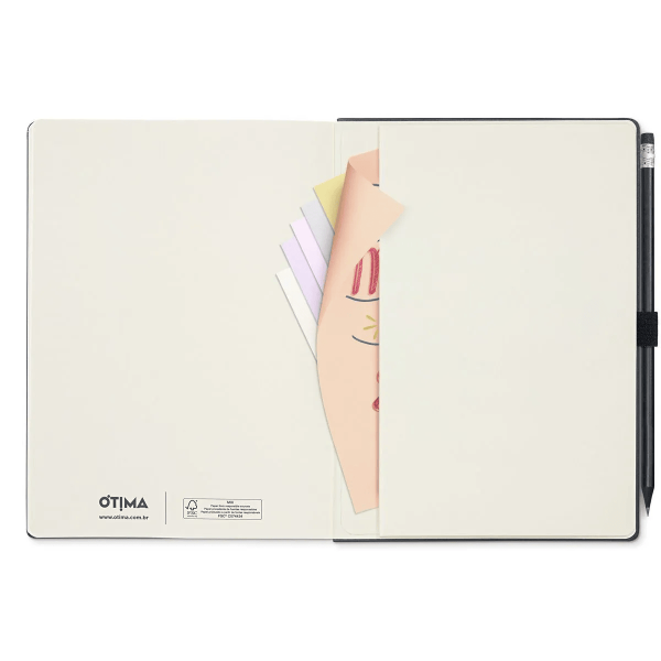 PAPERTALK MAXI OTIMA 12,5X20CM COMPANY PRETO - Imagem 3