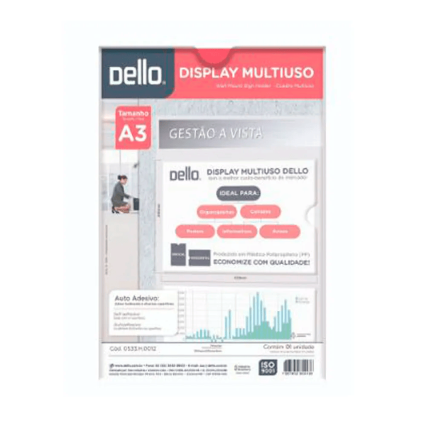 QUADRO DE AVISOS A3 CRISTAL
