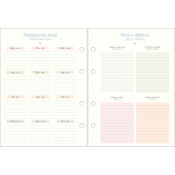 REFIL AGENDA PLANNER ARGOLADO S/L TILIBRA M7 - Imagem 2