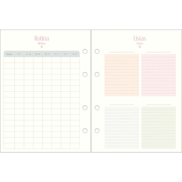 REFIL AGENDA PLANNER ARGOLADO S/L TILIBRA M7 - Imagem 3