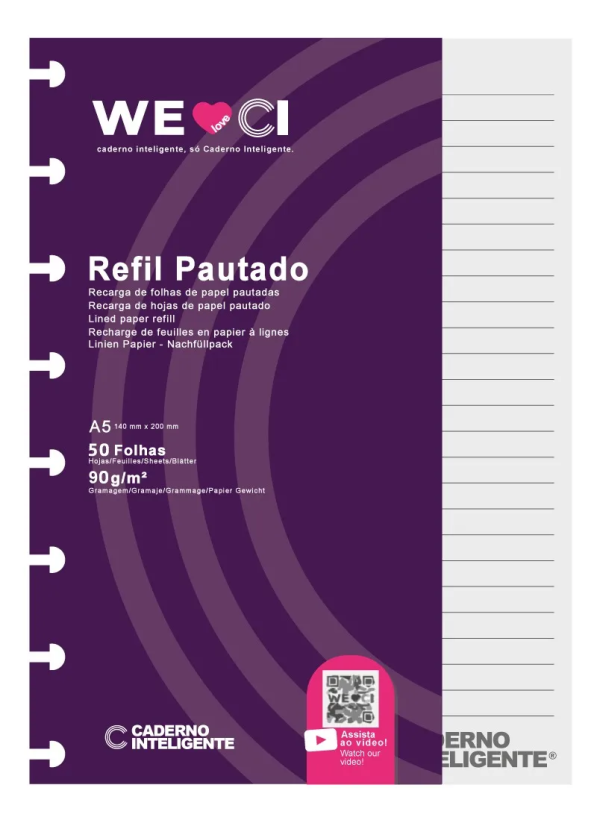 Refil Caderno Inteligente Pautado - Imagem 3