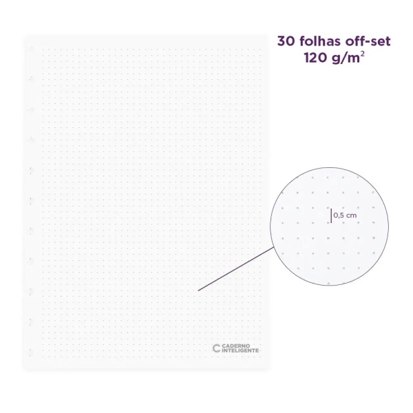 REFIL CADERNO INTELIGENTE PONTILHADO A5 - Imagem 3