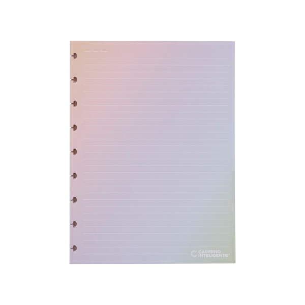 Refil Pautado Rainbow Linha Branca - Imagem 2