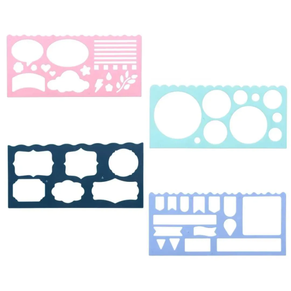 REGUA STENCIL MOLIN BY SOF LILAC FIELDS BOLSA 4UNDS - Imagem 2