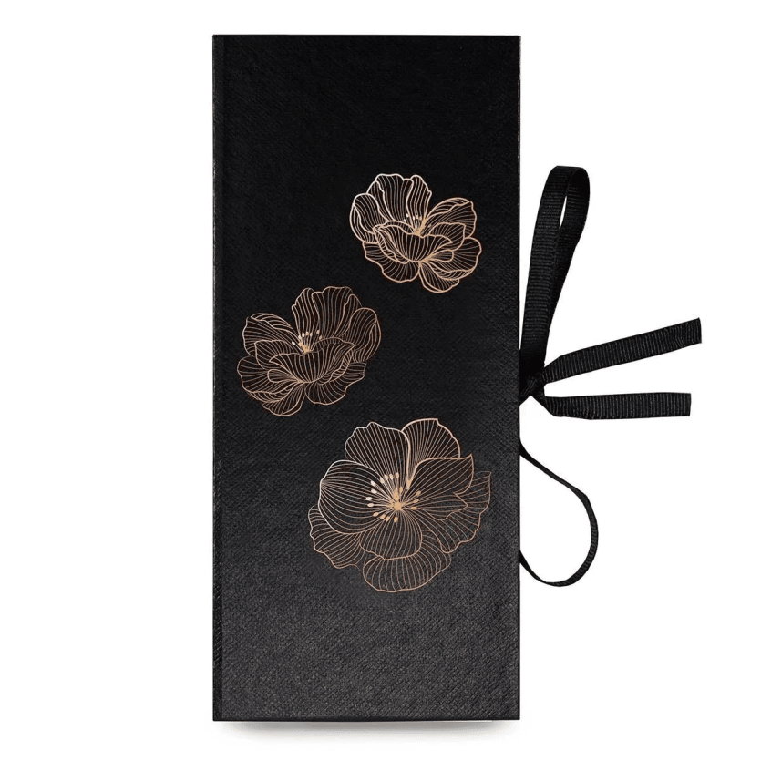 STICKY NOTES CONJUNTO OTIMA 4UNDS 8X17,2CM NOIR FLORES