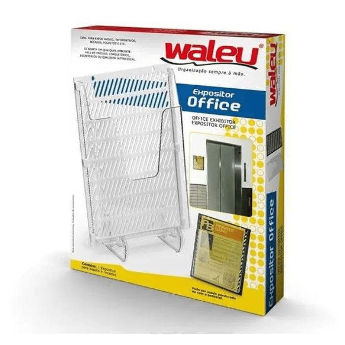 SUPORTE PARA AVISO BRANCO WALEU