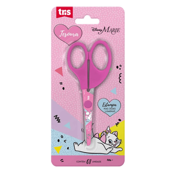 TESOURA ESCOLAR TRIS LAM DEC 13CM MARIE