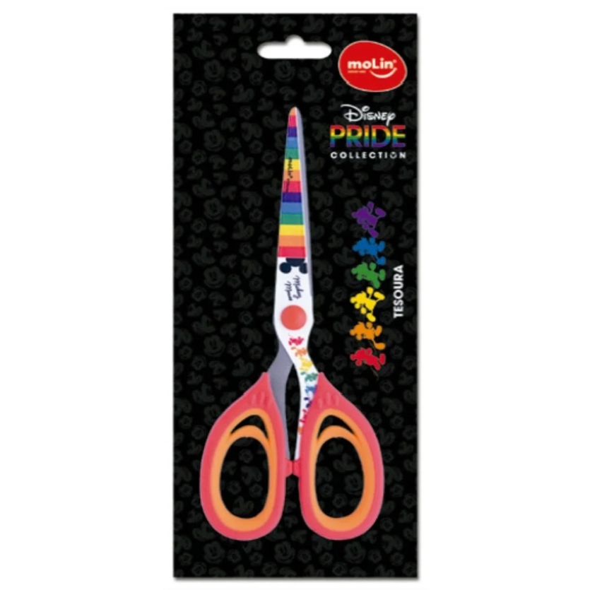 TESOURA OFFICE MOLIN MICKEY RAINBOW
