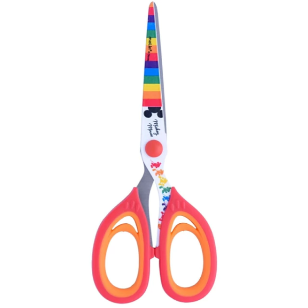 TESOURA OFFICE MOLIN MICKEY RAINBOW - Imagem 2