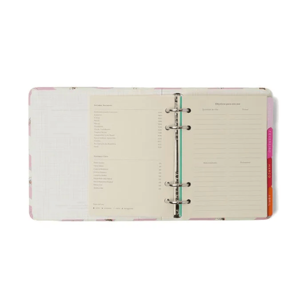 AGENDA PLANNER ARG CICERO A6 MELISSA CAMINHO DAS ABELHAS - Imagem 9