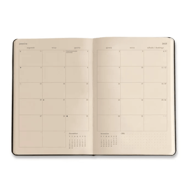 AGENDA PLANNER CICERO 14X21 BOSSA NOVA PONTOS AZUL - Imagem 6