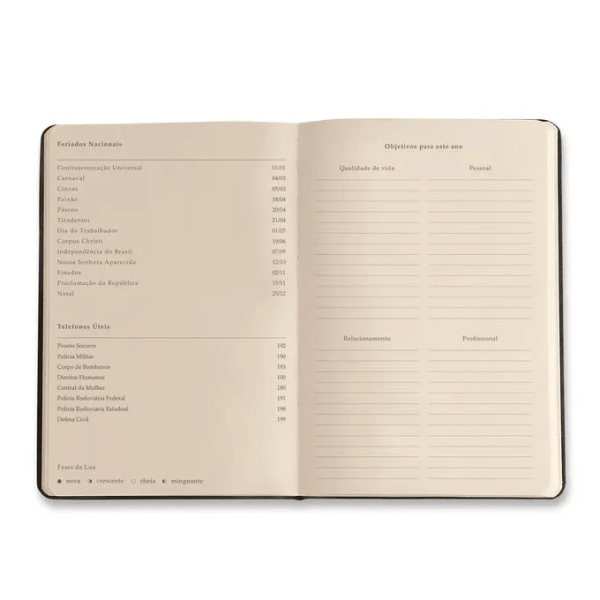 AGENDA PLANNER CICERO 14X21 BOSSA NOVA PONTOS OFF WHITE - Imagem 6