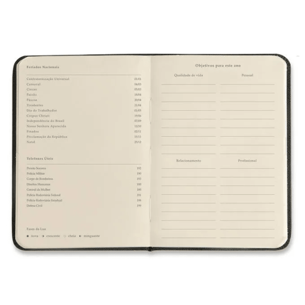 AGENDA PLANNER CICERO 9X13 BOSSA NOVA SEMANAL PONTOS AZUL - Imagem 6