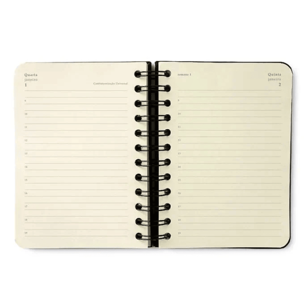 AGENDA PLANNER WIRE-O CICERO 11,5X16 MELISSA - Imagem 6