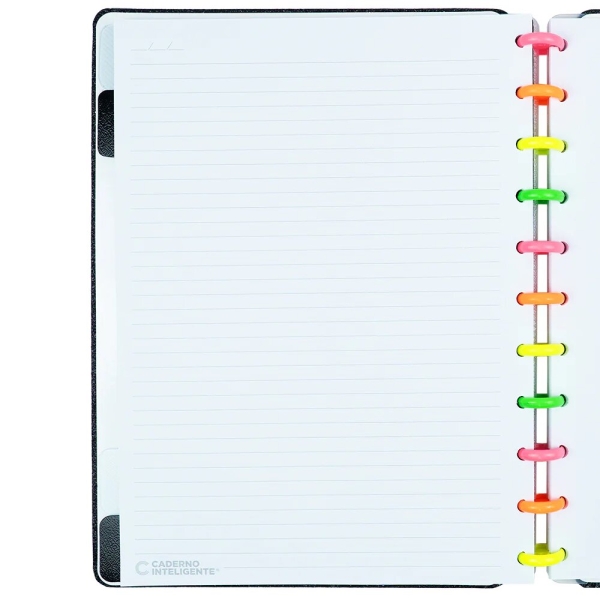 CADERNO INTELIGENTE LETS GLITTER NEON BLACK - Imagem 6