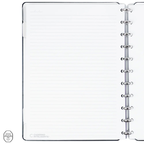CADERNO INTELIGENTE MEDIO SWAROVISK MONOGRAM BLACK - Imagem 6