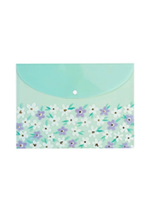 PASTA COM BOTAO HORIZONTAL MOLIN LOVE FLOWERS - Imagem 5