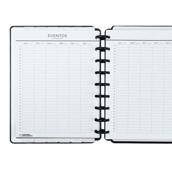 PLANNER CASUAL CI BLACK MEDIO - Imagem 7