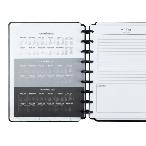 PLANNER CASUAL CI BLACK MEDIO - Imagem 8