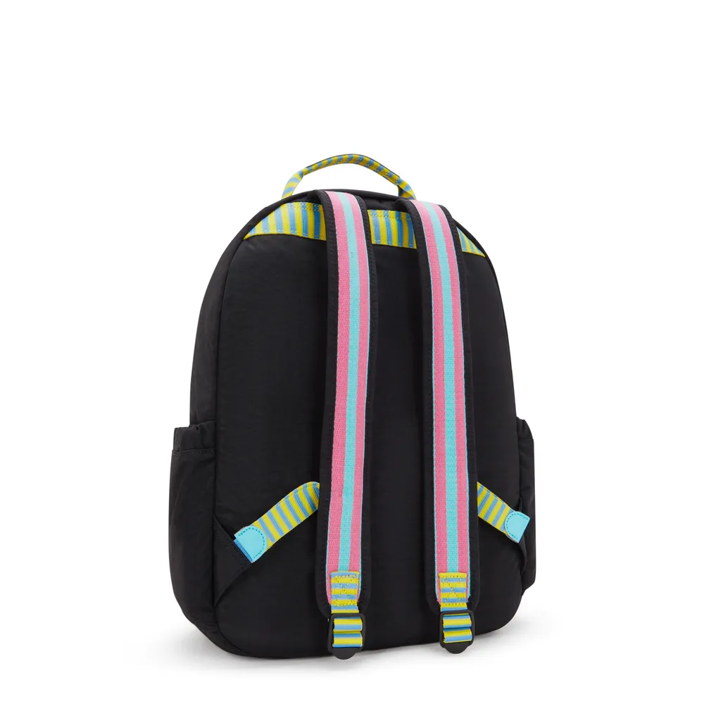 MOCHILA ESCOLA SEOUL KIPLING TRUE BLACK - Imagem 2