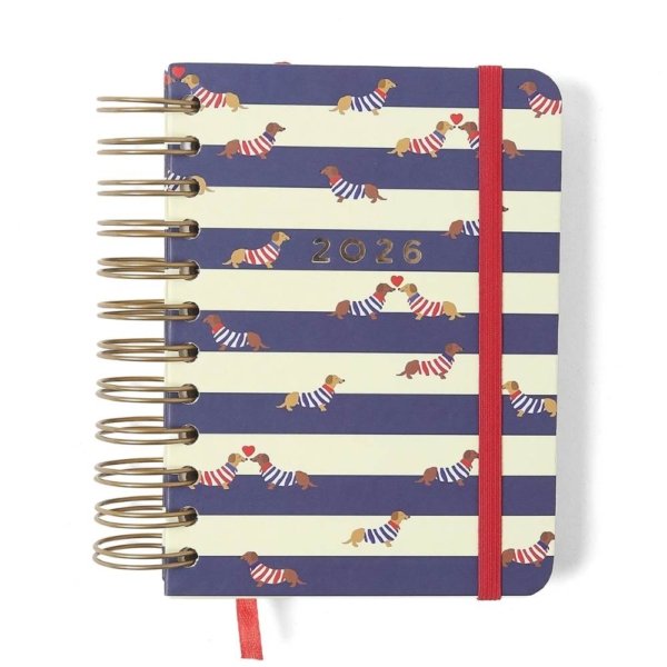 AGENDA PLANNER WIRE-O 2026 CICERO PRAIA DIARIA 11,5X16 CACHO