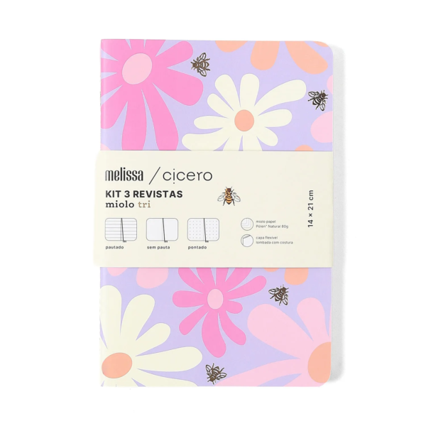 CADERNETA REVISTA NOTAS MIX CICERO MIOLOS DIFERENTES