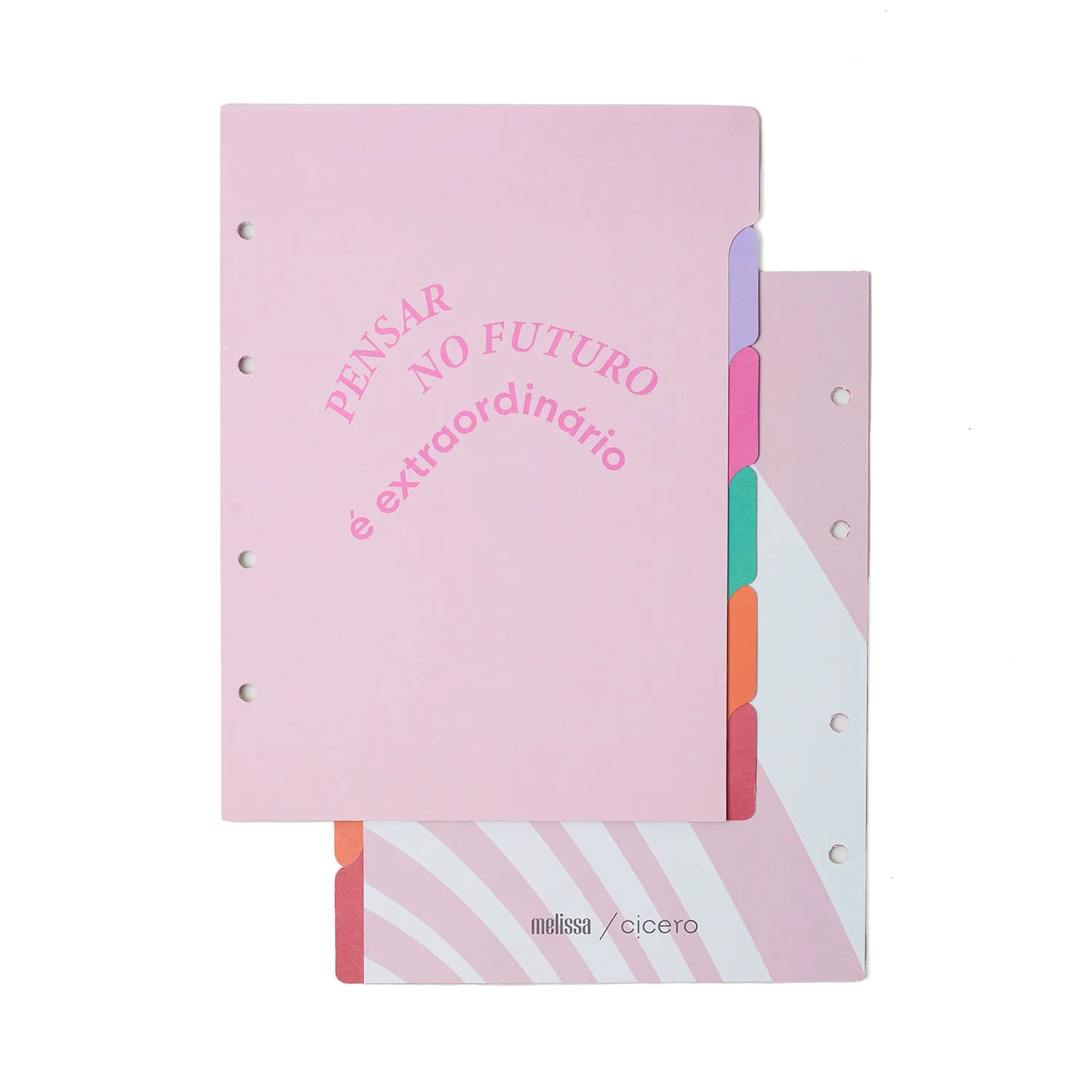 CADERNO CRIATIVO ARGOLADO CICERO MELISSA PAUTADO 17X24 PINK - Imagem 6