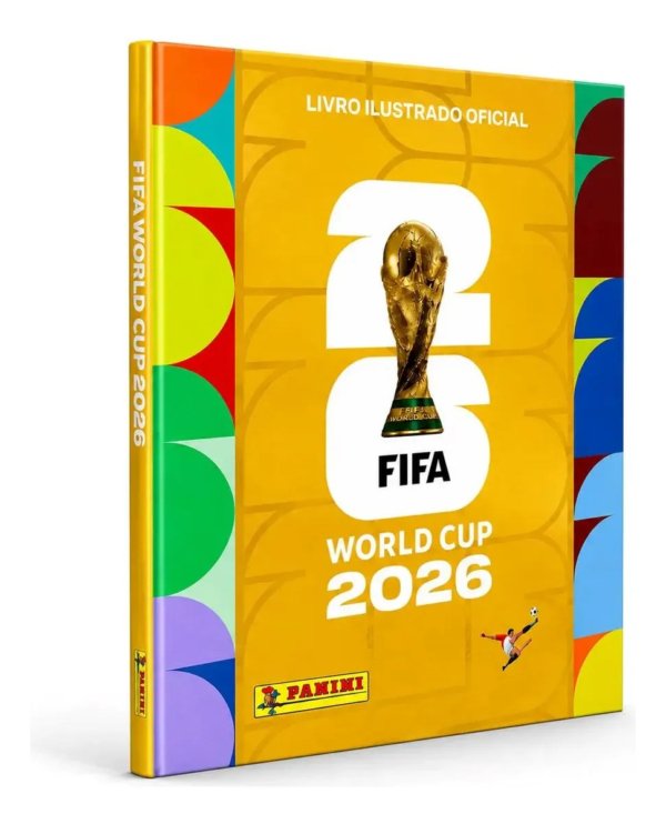 ALBUM CAPA DURA OURO COPA DO MUNDO 2026