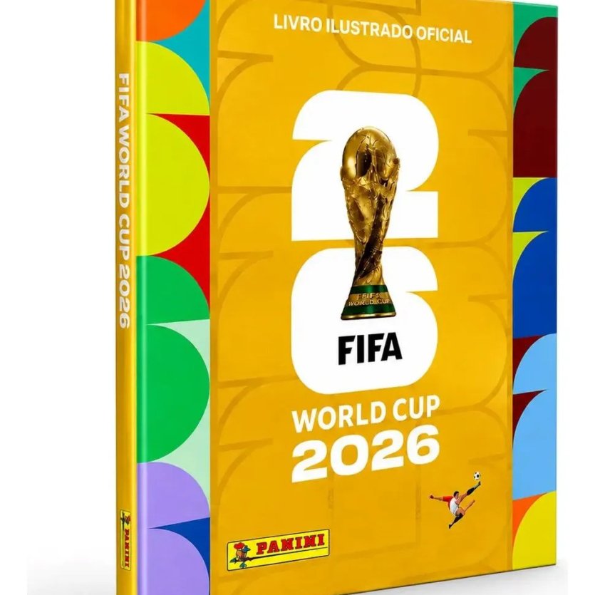 ALBUM CAPA DURA OURO COPA DO MUNDO 2026